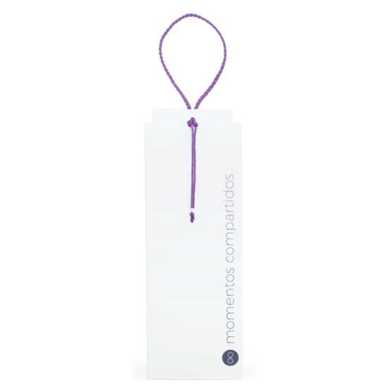 Pulsera de hilo morada para velatorios y funerales