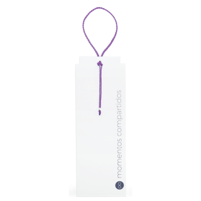 Pulsera de hilo morada para velatorios y funerales